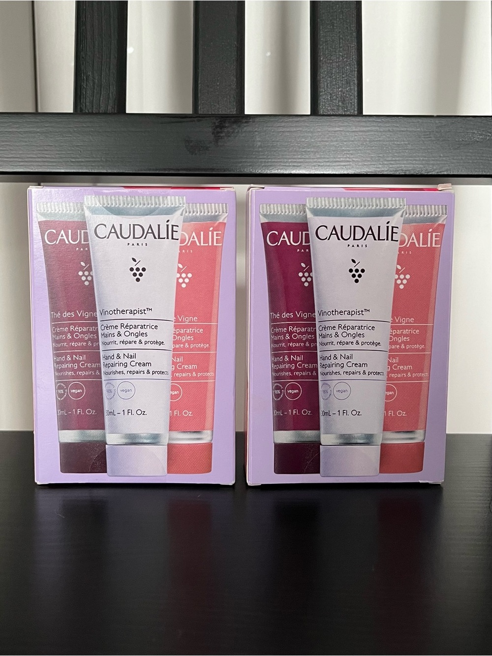 Caudalie nourishing hand cream trios